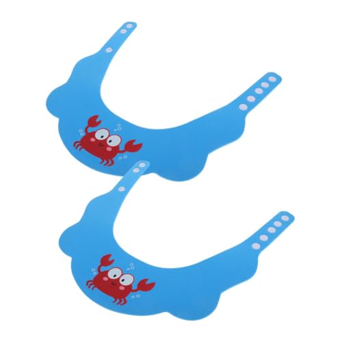 Gogogmee 2stücke Duschhaube Mit Verstellbarem Cartoon-design Mädchen Shampoo Schutz Für Sicheres Baden Schwimmen Und Haarwäsche Badewannenzubehör Für Kleinkinder von Gogogmee