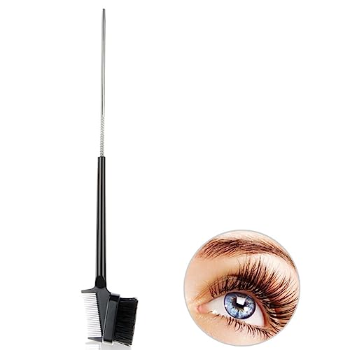 Gogogmee 2st Doppelkopf-augenbrauenkamm Makeup Bürsten Werkzeug Praktische Bürste Make-up-pinsel Für Frauen Doppelseitige Bürste Mascara-bürste Fräulein Doppelte Bürste Gebrochenes Haar von Gogogmee