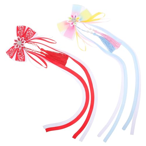 Gogogmee 2st Haarnadel Für Kinder Babyclips Für Haare Haarklemme Zubehör Haarspange Für Mädchen Japanische Essstäbchen Brautaccessoires Chignon-nadel Kleinkind Stoff Antiquität Hanfu von Gogogmee