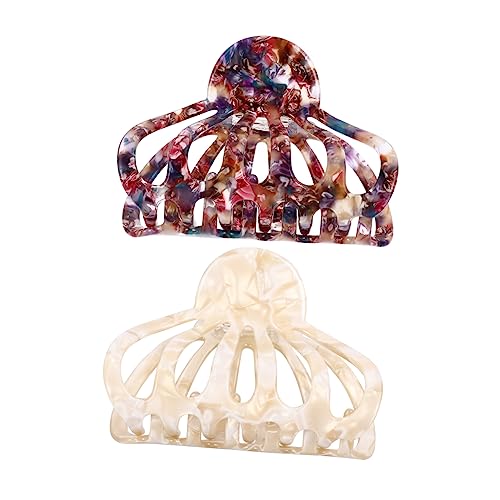 Gogogmee Hohle Haarspangen Für Damen 2er-set Acryl-haarspangen Metallrahmen Nicht Für Haare Für Partys Bankette Und Das Tägliche Styling von Gogogmee