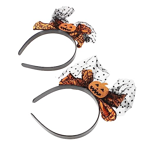 Gogogmee 2stücke Halloween Haarschmuck Kürbis Stirnbänder Mit Schleife Für Kostümparty Cosplay Und Feste Kindgerechte Bequeme Und Farbenfrohe Kopfbedeckung Für Unvergessliche Momente von Gogogmee