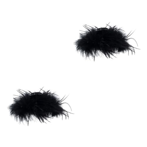 Gogogmee 2stücke Plume Haarklammer Für Frauen Kreatives Design Mit Feder- Für Hochzeiten Partys Und Alltag Für Kurzes Bis Langes Haar Bequem Und Modisch von Gogogmee