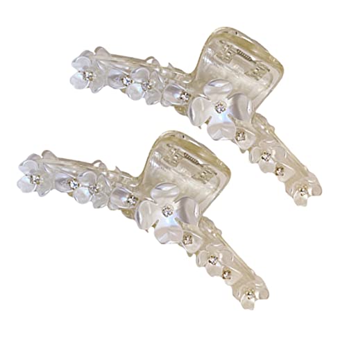 Gogogmee 2stücke Blumen-haarklammern Große Haarspangen Haar-accessoires Für Damen Und Mädchen Einfach Zu Verwenden Angenehmes Tragegefühl Geeignet Für Dünnes Und Dickes Haar Für von Gogogmee