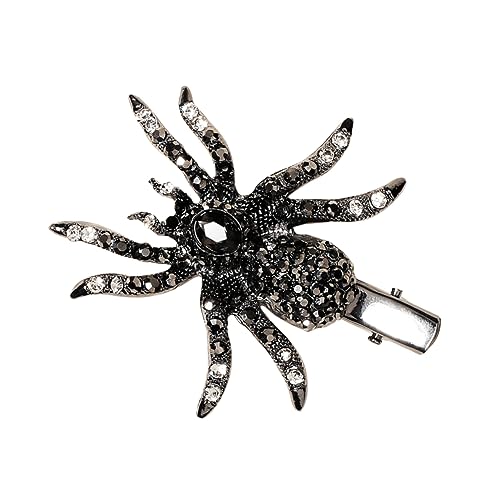 Gogogmee 2stücke Halloween Spinnen Haarklammer Mit Strasssteinen Design Für Partys Und Kostüme Stilvoller Haarclip Für Damen Einzigartiger Look Für Festliche Anlässe von Gogogmee