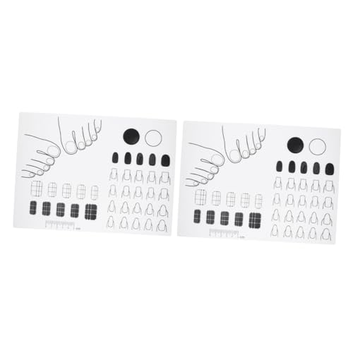 Gogogmee 2stücke Silikon Nagel Färbung Matte Maniküre Praxis Kissen Schönheit Salon Lieferungen Für Professionellen Salon Und Privatgebrauch von Gogogmee