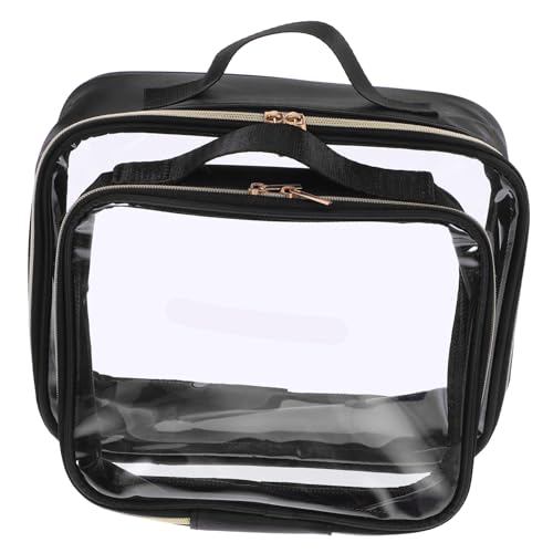 Gogogmee 2stücke Transparente Reise-Makeup-Tasche Kleine Kosmetiktasche Mit Reißverschluss Make-up-Organizer Kulturtasche Für Handtasche Reisezubehör Für Kosmetika von Gogogmee