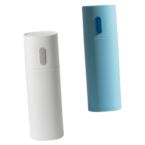 Gogogmee 2stücke Zahnbürsten Reisebox Organizer Mit Deckeldesign Für Zahnpasta Und Gurgelbecher Tragbar Und Kompakt Sauber Und Hygienisch Leicht Zu Verstauen Und Platz Sparend von Gogogmee