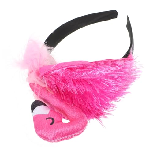 Gogogmee 3 Stück Flamingo-stirnband Party-dekoratives Haar-accessoire Für Mädchen Fascinator-stirnband Erwachsene Flamingo-party-zubehör von Gogogmee