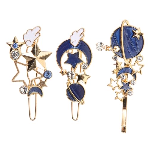 Gogogmee Stern-haarnadel Seitliche Haarspange Geometrische Haarspange Schmuckstück Haarschmuck Für Mädchen von Gogogmee