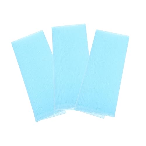 Gogogmee 3 Stück Peeling Badetuch Langes Streifentuch Hautschonendes Duschtuch Aus Nylon Für Rücken, Oberkörper Und Beine Praktisches Badetool Für Zuhause Und Spa von Gogogmee