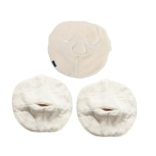 Gogogmee 3 Stück Teiliges Gesichtstuch für Frauen Mikrofaser Gesichts handtücher mit Kalt Warmkompresse Feuchtigkeitsspendend und Hautpflegend Sanfte Kosmetiktücher für Empfindliche von Gogogmee