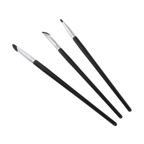 Gogogmee 3 Stück Teiliges Lidschatten Pinsel Weiche Augenpinsel für Blenden Konturieren Detailarbeiten Kompakt Tragbar für Damen Make Up Unterwegs von Gogogmee