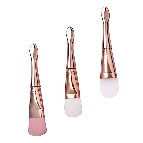 Gogogmee 3 Stück Teiliges Pinsel und Weiche Borsten für Diy Gesichtsmaske Einfach zu Verwenden und Wiederverwendbar für Professionelle und Tägliche Anwendungen von Gogogmee