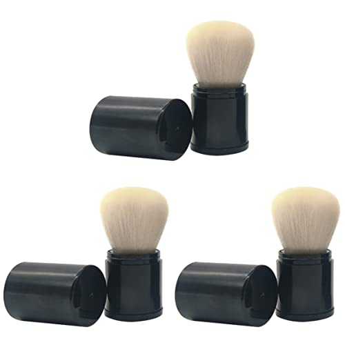 Gogogmee 3stücke Portable Teleskop-make-up-pinsel Vielseitiger Puder Und Blush-pinsel Für Frauen Langlebig Mit Feinen Dichten Borsten Für Gleichmäßige Anwendung Für Täglichen von Gogogmee