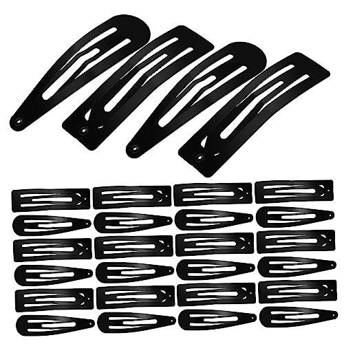Gogogmee Haar-accessoires-set 30-teilig Schwarze Druckknopf-clips Haarspangen Für Frauen Und Mädchen Stilvoll Und Robust von Gogogmee