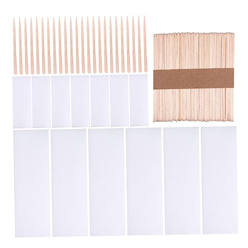 Gogogmee 300 Stück Haarentfernungsset mit Multifunktionalen Holz Wachssticks und Waxing Papier Praktische Wax Applikatoren für Gesicht Körper Augenbrauen für Salon und Heimgebrauch von Gogogmee