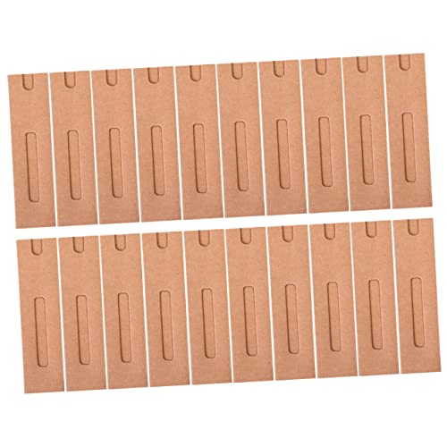 Gogogmee 30Stücke Papierstiftkoffer Multifunktionales Bleistiftetui aus Kraftpapier Elegante und Praktische Schreibbedarf Aufbewahrung und Bürobedarf von Gogogmee