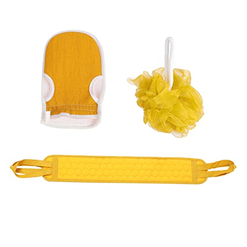Gogogmee Langstieligen Peeling Badetuch Set Rückenwaschmaschine Spa Duschhandschuh Komfortable von Gogogmee