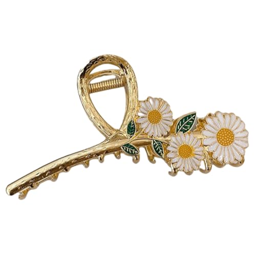 Gogogmee 3stücke Blumen Haarklammer Aus Metall Dekorative Haarspange Für Frauen Praktische Daisy Clip Für Hochzeiten Partys Und Alltag Stabil Und Langlebig von Gogogmee