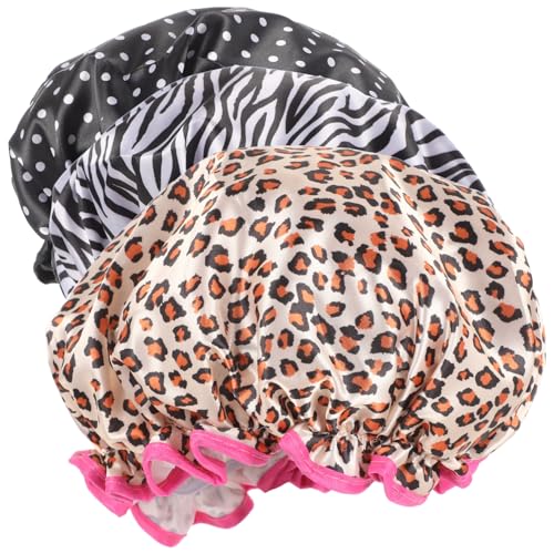 Gogogmee Hut - 3-teiliges Set Duschhaube Damen-alltagsgebrauch Haarpflege Wohnaccessoire von Gogogmee