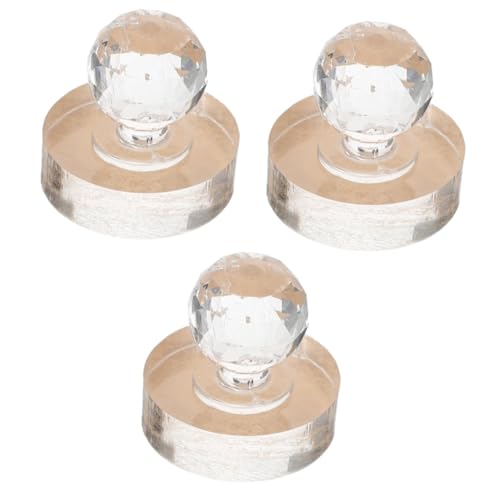 Gogogmee 3 Stücke Acryl Lidschatten Stamper für Palette Reparatur Runde Tamper Werkzeug für Make-up von Gogogmee