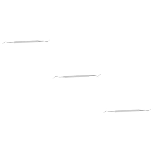 Gogogmee 3St Löffel Nagelreiniger maniküreset manicure nagelpflege nagelschere fussnägel nail clippers Nagelkunstwerkzeuge Nagelschaber Nagel-Kits Nagelschieber Löffel Nagelhautlöffel von Gogogmee