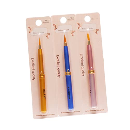 Gogogmee 3stücke Kosmetik Pinselset Mit Liner-pinsel Lippenkonturenstift Und Lippenpinsel Schönheitspinsel Für Make-up Multifunktionales Kosmetik-set Für Frauen von Gogogmee
