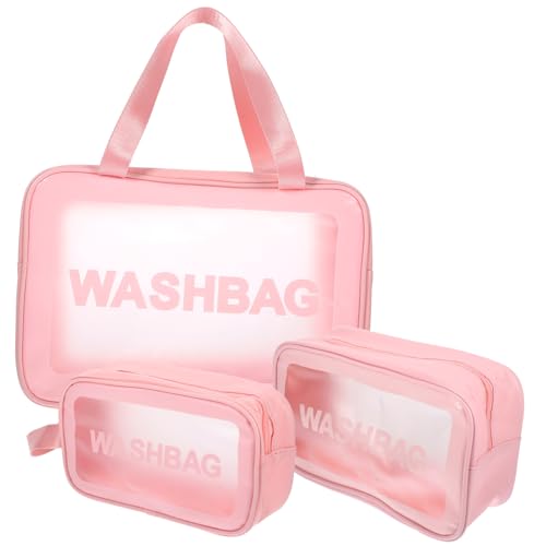 Gogogmee 3stücke Transparente Reisetasche Für Kosmetik Reise-Make-up-Tasche Für Utensilien Durchsichtige Kulturbeutel Für Frauen Reisegröße Mit Tragegriff Für Organisation Gogogmee 3stücke Transparente Reisetasche Für Kosmetik Reise-Make-up-Tasche Für Utensilien Durchsichtige Kulturbeutel Für Frauen Reisegröße Mit Tragegriff Für Organisation von Gogogmee