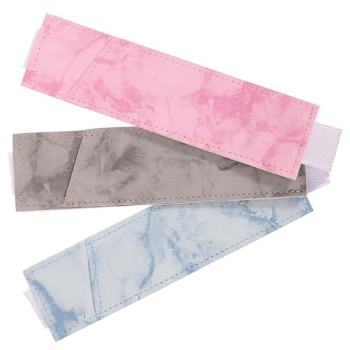 Gogogmee 3stücke Pack Stifthalter Für Notebook Mit Gummiband Leder Stifthülle Zum Aufbewahren Von Stiften Schützt Vor Kratzern Praktische Stifttasche Für Stifte von Gogogmee