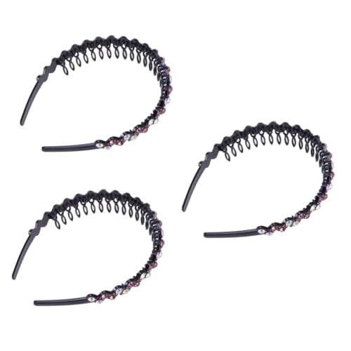 Gogogmee 3stücke Girls Toothed Haarreif Mit Kristallen Eleganter Haarschmuck Für Partys Und Alltag Ab Für Bachelorette Cosplay Und Feste von Gogogmee