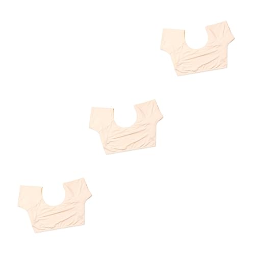 Gogogmee 3st Schweißpads Unter Den Achseln Dessous Für Damen Kerle änner Panzer Kurzarmhemden Für Damen Trainingsshirts Für Damen Sommerweste Für Damen Hemden Für ädchen Mann Milchseide von Gogogmee