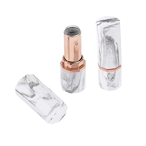 Gogogmee 3stücke Marbling Lippenstift Tube Stilvolles Design Für Leicht Und Tragbar Leere Lippenstiftverpackung Hochwertiger Für Damen Und Mädchen von Gogogmee