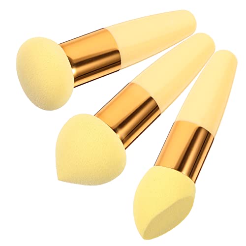 Gogogmee 3stücke Make-up-stift Mit Griff Für Frauen Make-up-zubehör Make-up-tool Make-up-schwämme Für Frauen Make-up-stifte Für Unterwegs Make-up-pinsel Kosmetik-schwammpinsel von Gogogmee