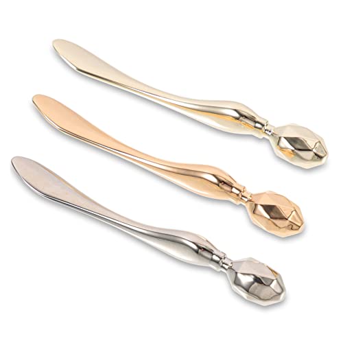 Gogogmee 3stücke Teiliges Praktischer Augenmassage-löffel Für Anwendung Von Augencremes Augenringe Und Schwellungen Tragbares Und Leichtes Design Für Unterwegs Effektive Hautpflegehilfe von Gogogmee