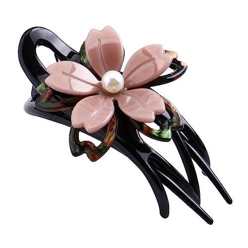Gogogmee 4 Stück Acryl-blumen-haarknoten-clip Pferdeschwanz-haarspange Modisches Haar-accessoire Mädchen-haarspange Für Frauen Styling-haarspange Gogogmee 4 Stück Acryl-blumen-haarknoten-clip Pferdeschwanz-haarspange Modisches Haar-accessoire Mädchen-haarspange Für Frauen Styling-haarspange von Gogogmee
