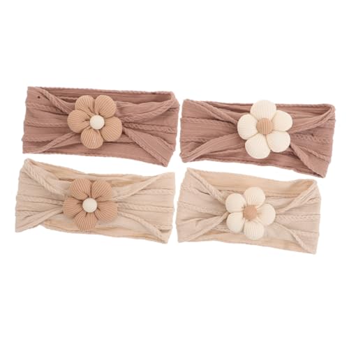Gogogmee 4 Stück Blumen-stirnbänder Für Babys Und Mädchen: Haarschmuck Für Neugeborene – Haarbänder Für Kleinkinder – Blumendesign Für Kleine Mädchen – Für Saisonale Outfits Und Events von Gogogmee
