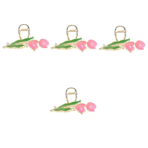 Gogogmee 4stücke Non- Perlen Haarklammer Für Damen Elegante Haaraccessoires Blumen-haarspangen Für Jeden Anlass Zum Stylen Und Ordnen Ihrer Frisur von Gogogmee
