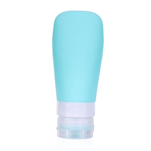 Gogogmee 4 Stück Silikon Reise Kosmetikflaschen Auslaufsichere Nachfüllbare Leichte Lotion Behälter für Shampoo Make up Entferner Langlebige Aufbewahrung für Unterwegs von Gogogmee