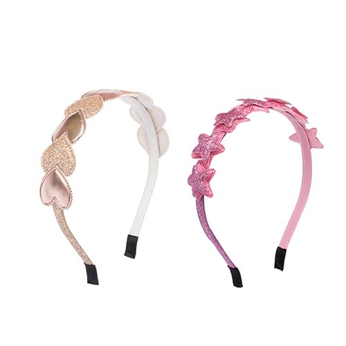 Gogogmee 4 Stück Teiliges Haarreifen mit Kirsch und Stern Design Leichter Party Haarschmuck für Mädchen Rutschfestes Accessoire für Auftritte und Fotorequisiten Bunte Zufällige Farbe von Gogogmee