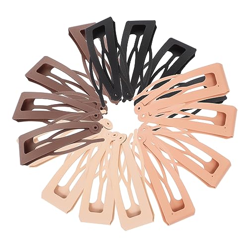 Gogogmee 40 Stück Metall Haarspangen für Mädchen Dekorative Haarklammern Schwarz Beige Braun und Khaki Robuste und Wiederverwendbare Haaraccessoires für von Gogogmee