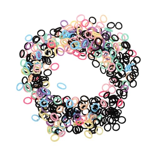 Gogogmee 400stücke Kleine Haargummis Elastische Haarbänder Für Kleinkinder Bunte Haargummis Ohne Beschädigung Nahtlose Pferdeschwanzhalter Für Junge Mädchen Und Kleine Mädchen von Gogogmee