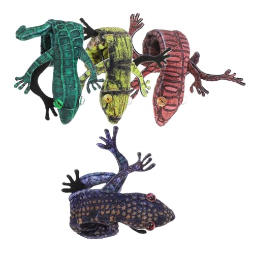 Gogogmee 4stücke Teiliges Eidechsen Slap-armband Lustige Tierarmbänder Für Junge Mädchen Party-dekoration Für Geburtstage Und Feiertage Robust Und Langlebig von Gogogmee