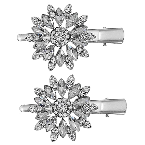 Gogogmee 4stücke Flower Hair Clips Strass Haarspange Haarnadel Glitzer Haar Clips Barrettes Für Frauen Hochzeit Frisuren Design Leicht Und Langlebig von Gogogmee