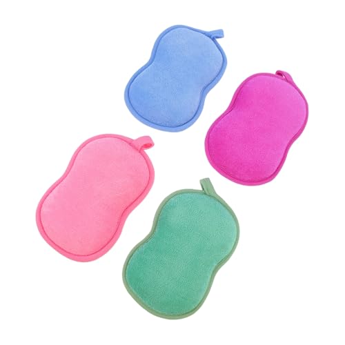 Gogogmee 4pcs Körper Badeschwamm Set Kinder Bad Dusche Schwamm Peeling Reinigung Bad Schrubben Schwamm von Gogogmee
