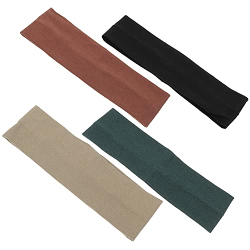 Gogogmee 4stücke Elastische Sport Stirnbänder Yoga Elastische Haarbänder Schweißbänder Kopfschmuck Für Outdoor von Gogogmee