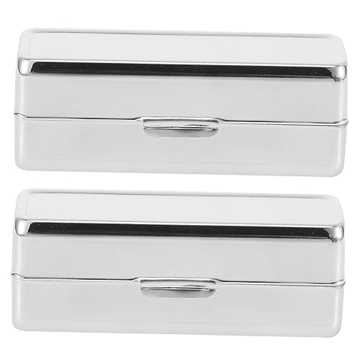 Gogogmee 4stücke Lippenstift Organizer Mit Spiegel Tragbare Quadratische Kosmetikbox Für Lippenbalsam Und Make-up Robuste Aufbewahrungslösung Für Unterwegs von Gogogmee