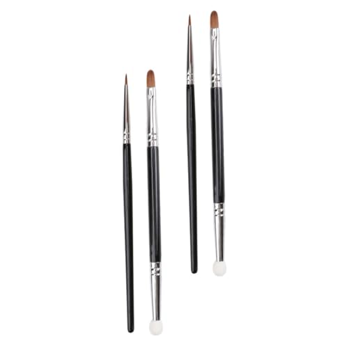 Gogogmee 4stücke Teilige Doppelkopf-kosmetikpinsel Für Concealer Und Lidschatten Professionelle Make-up-tools Für Augenringe Abdecken Und Kreative Eyeliner von Gogogmee