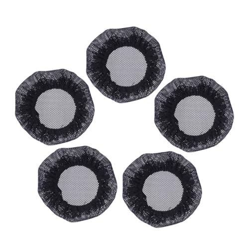 Gogogmee 5 Stück Teiliges Ballett Haarnetz Grobmaschig Leichtes Atmungsaktives Haarnetz für Dutt Eleganter Haarschmuck für Frauen und Mädchen für Ballett Tanz Skating Alltag und Auftritte von Gogogmee