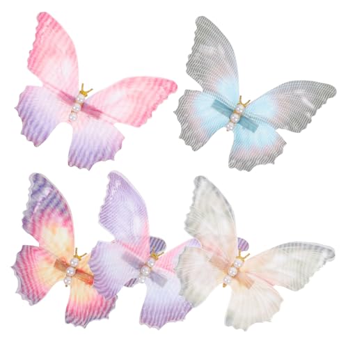 Gogogmee Elegante Schmetterlings-haarspangen 5 Stück Schmetterlings-haarnadeln Für Frauen Und Mädchen Haar-accessoires von Gogogmee