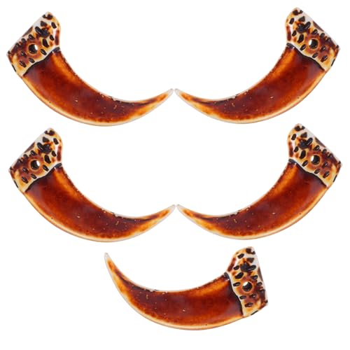 Gogogmee 5-teiliger Böhmischer -halskettenanhänger – -tierdruck-stammesschmuck Für Männer Und Frauen, Sommer-strand-accessoires Und Surfer-stil von Gogogmee